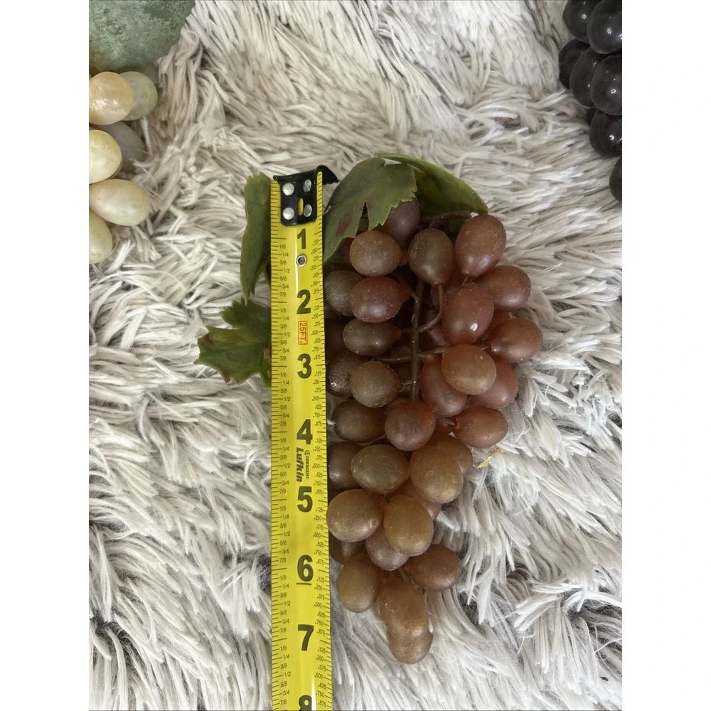 LARGE LOT OF Vintage Grape Clusters Rubber Mid Century Fake Fruit Decor‎ VARIOUS